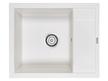 Кухонная мойка Paulmark FLUGEN 50-600 PM216050-WH 60х50 цвет белый